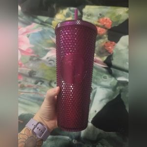 Starbucks Venti pink cold cup